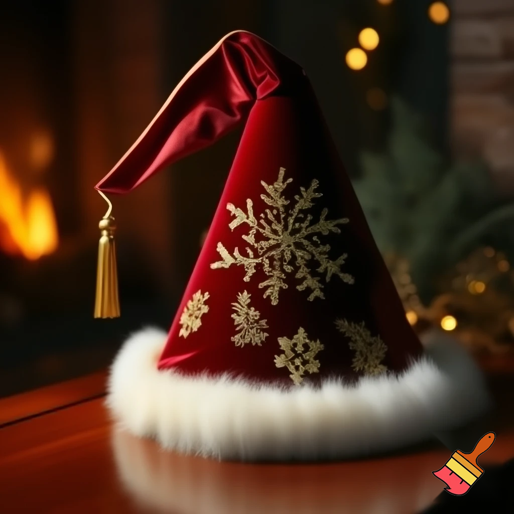 Christmas wizard hat