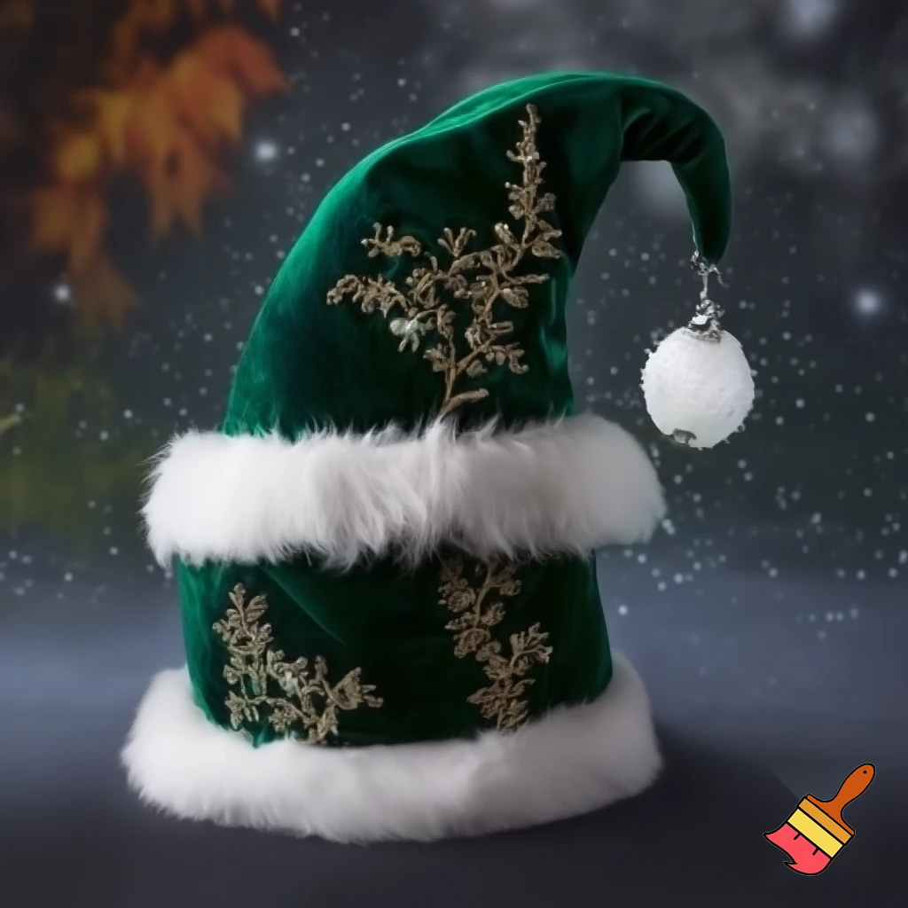 Elf Santa Claus hat velvet Santa Claus elf hat Santa Clau elf hat velvet