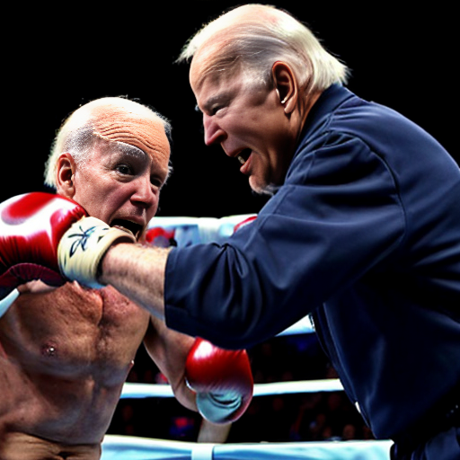 joe biden fighting the old man make it like a comic fight ( keep the old man and joe biden real tho)



