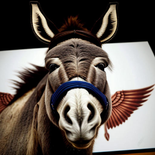donkey with wings because it drank redbull