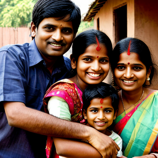 an indian family living happy with three brothers no sis