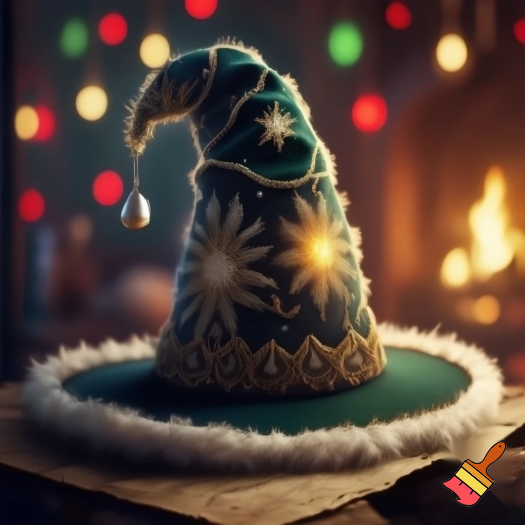 Christmas wizard hat