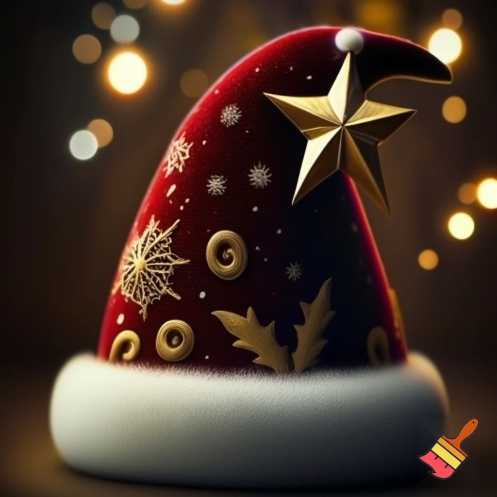 Christmas wizard hat