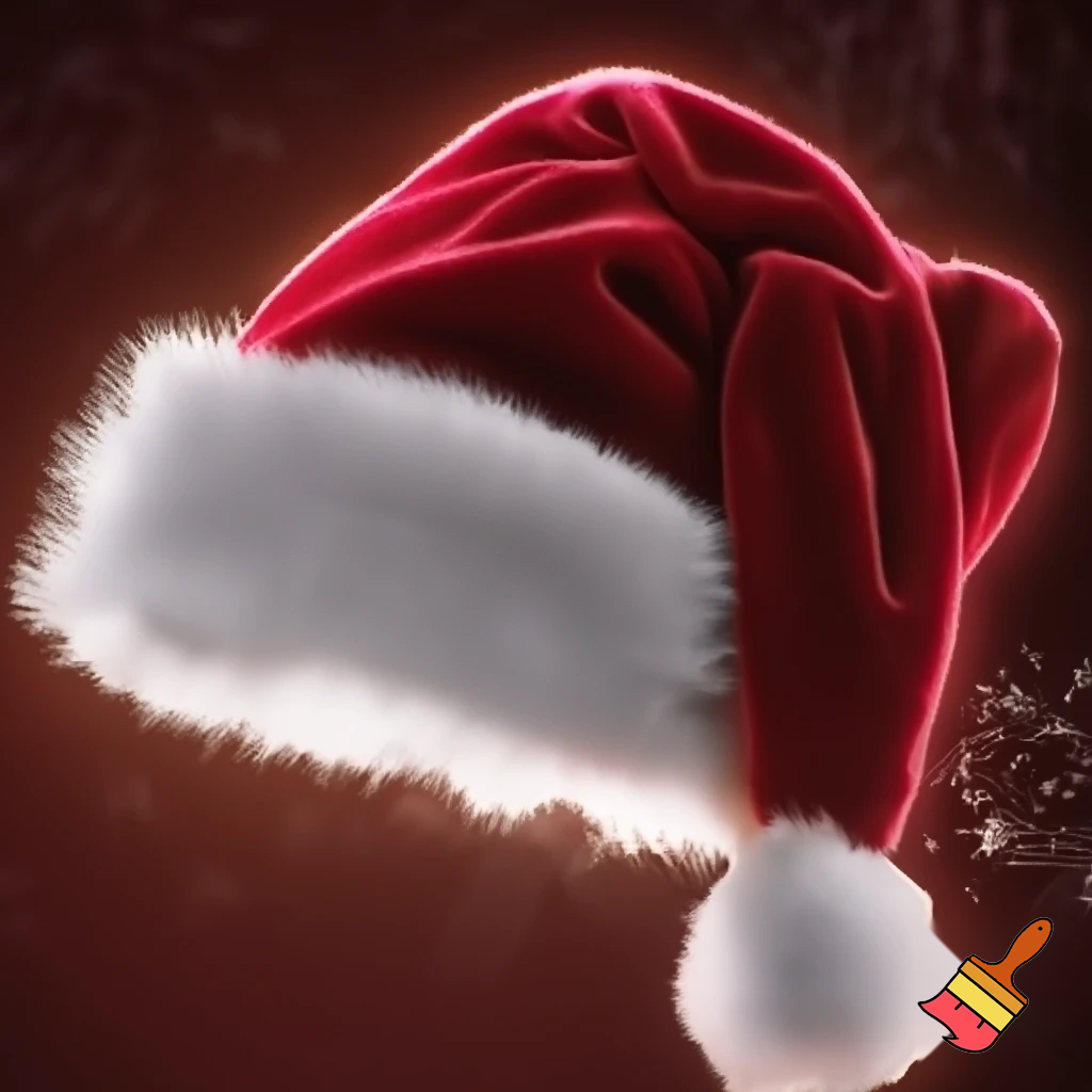Christmas Santa Claus hat velvet