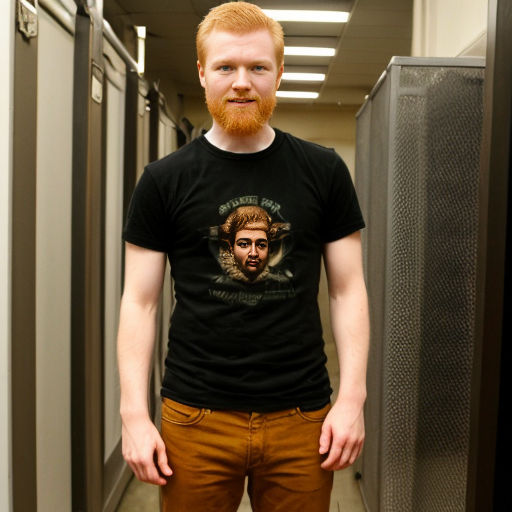 ginger guy thats really short and turns red