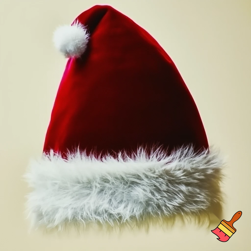 Christmas Santa Claus velvet hat delicate special delicate hat