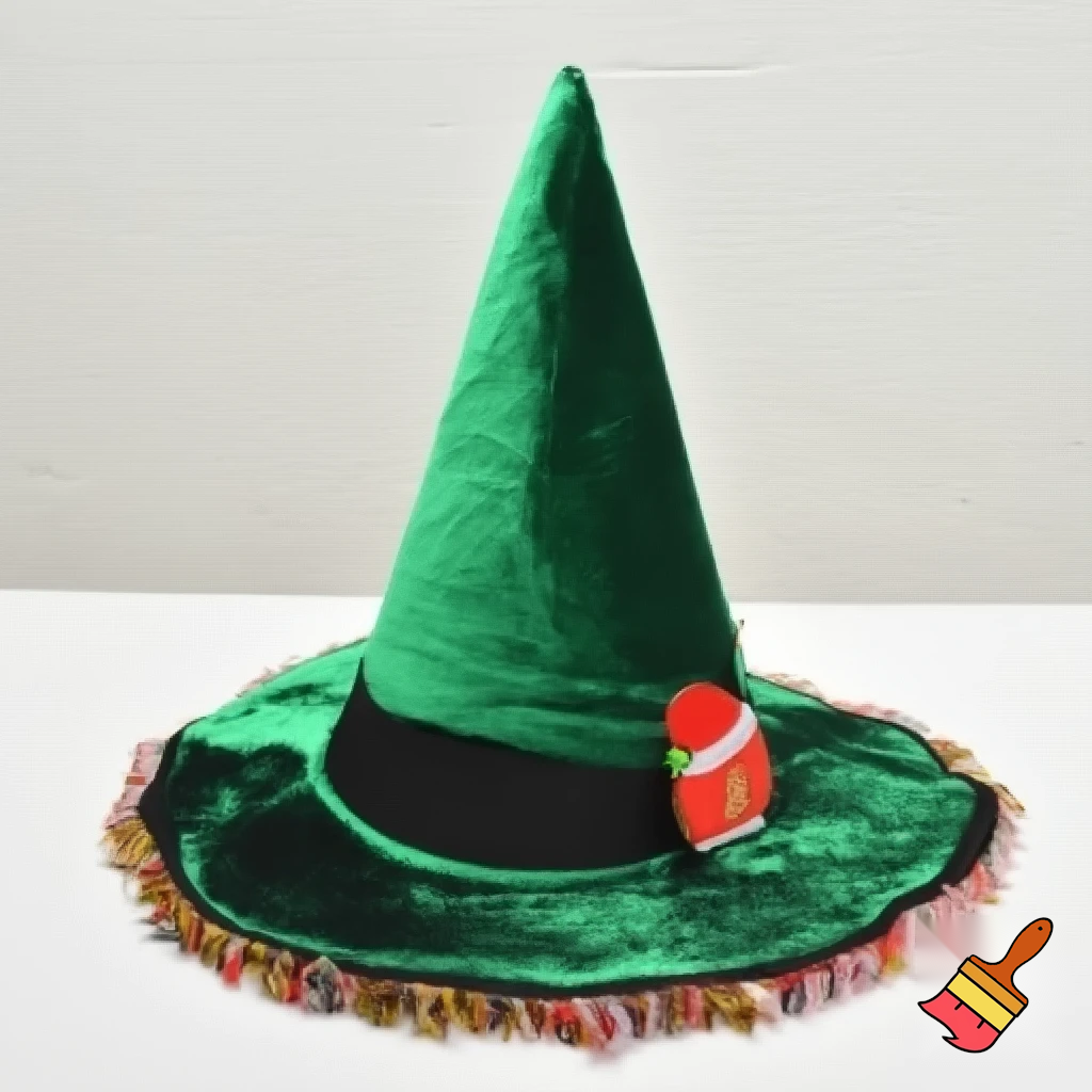 Christmas wizard hat read velvet Santa Claus hat