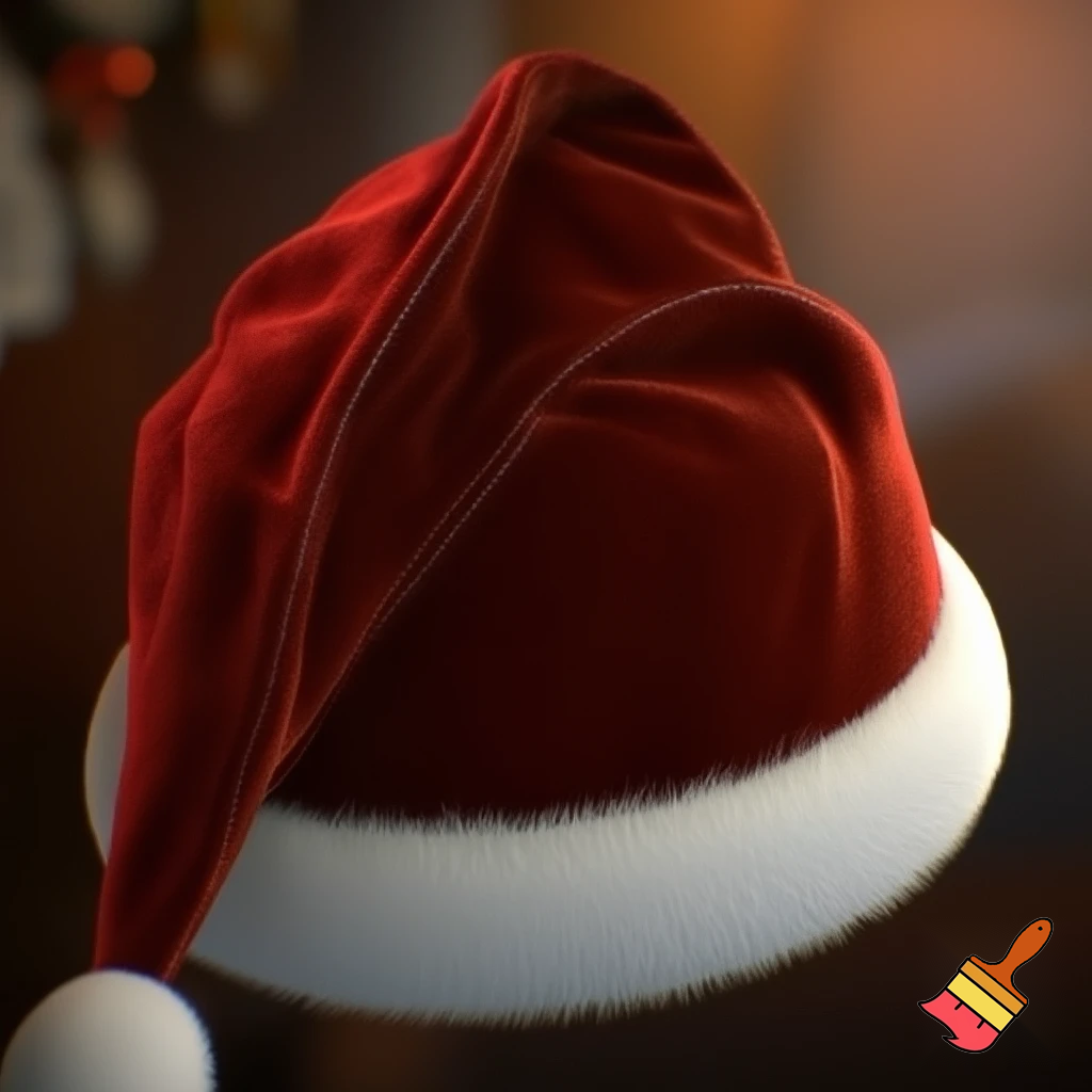 Christmas hat, Santa Claus hat velvet hat offensive hat special in delicate and Velvet