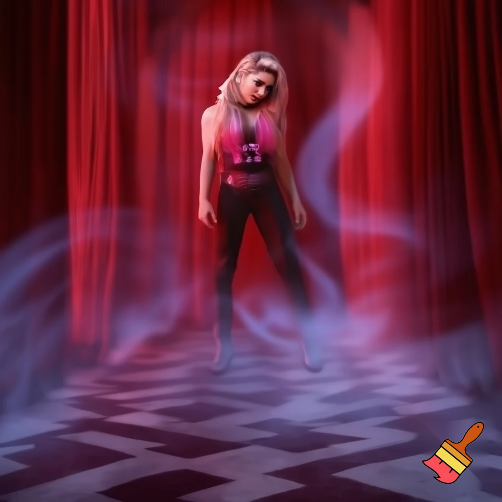 Alexa Bliss in The Black Lodge. 