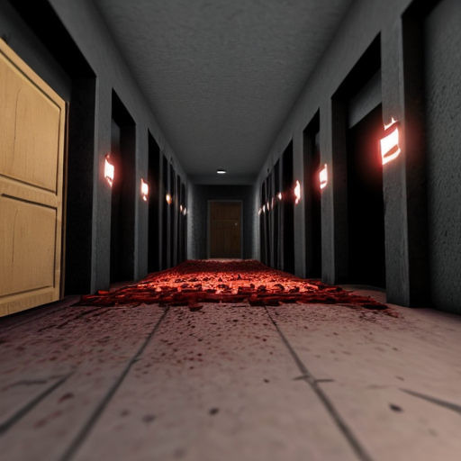 disturbing, death hunt roblox incident. Dark place, red hue. flesh eggs scattered in the flat grey baseplate. Disconnection error at the top
