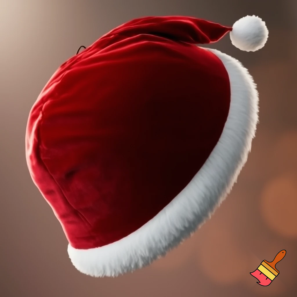 Christmas Santa Claus velvet hat delicate special delicate hat
