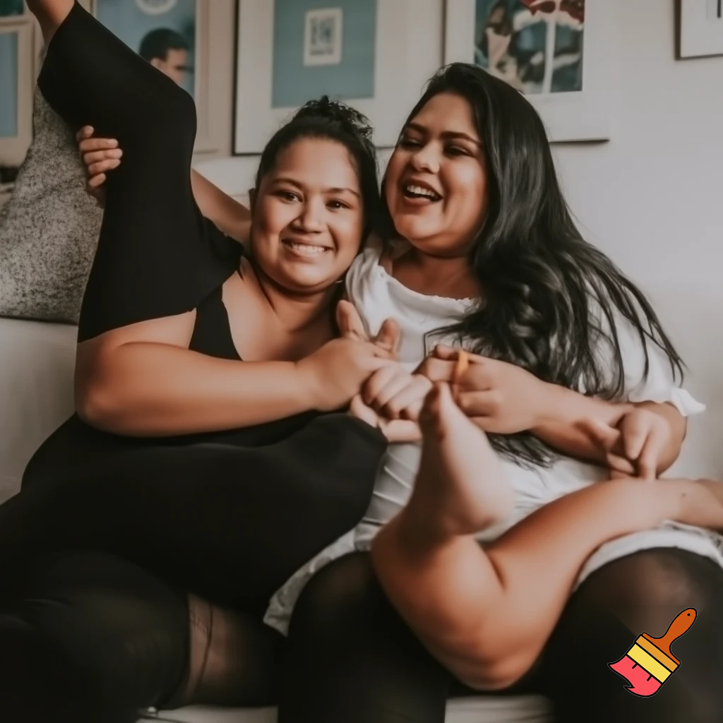 My fat Latina sister parts her legs on the couch and lets me look up her skirt. She laughs as I stroke my willy to her. She can see how hard my little prick is getting for my own sister's cooch.