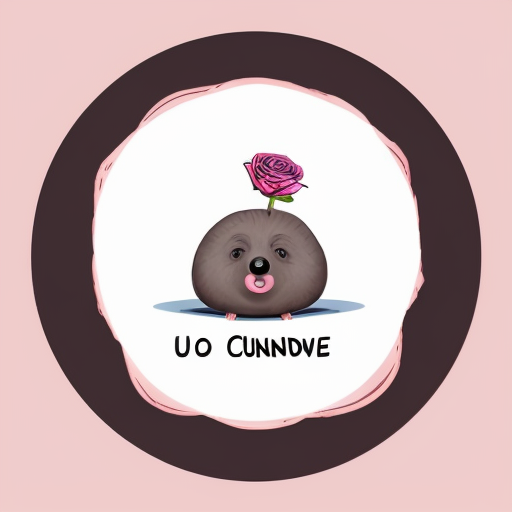 Generate italian brainrot cartoon Realistic cute mole in pink microwawe that says uno secundos on the setings and the mole is eating rainbow rose