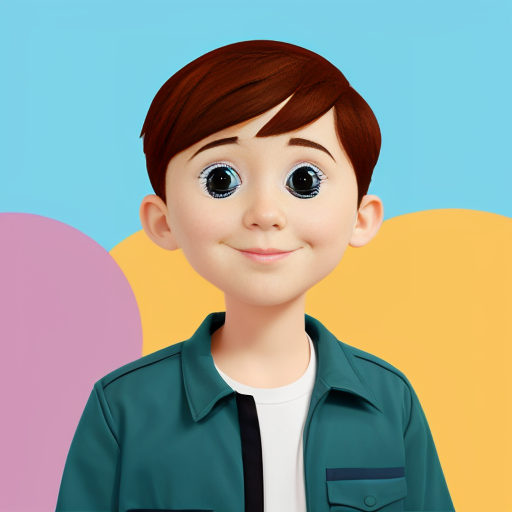 can you create an image of a character that represents ai in a children's cartoon