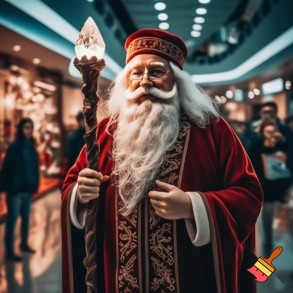 Santa Claus walking at the shopping centre a wizard Santa Claus the real Santa Claus🌟💫🎄🎁🎁🎁🎁🎁🎁🎁🎁🎁🎁🎁🎁
