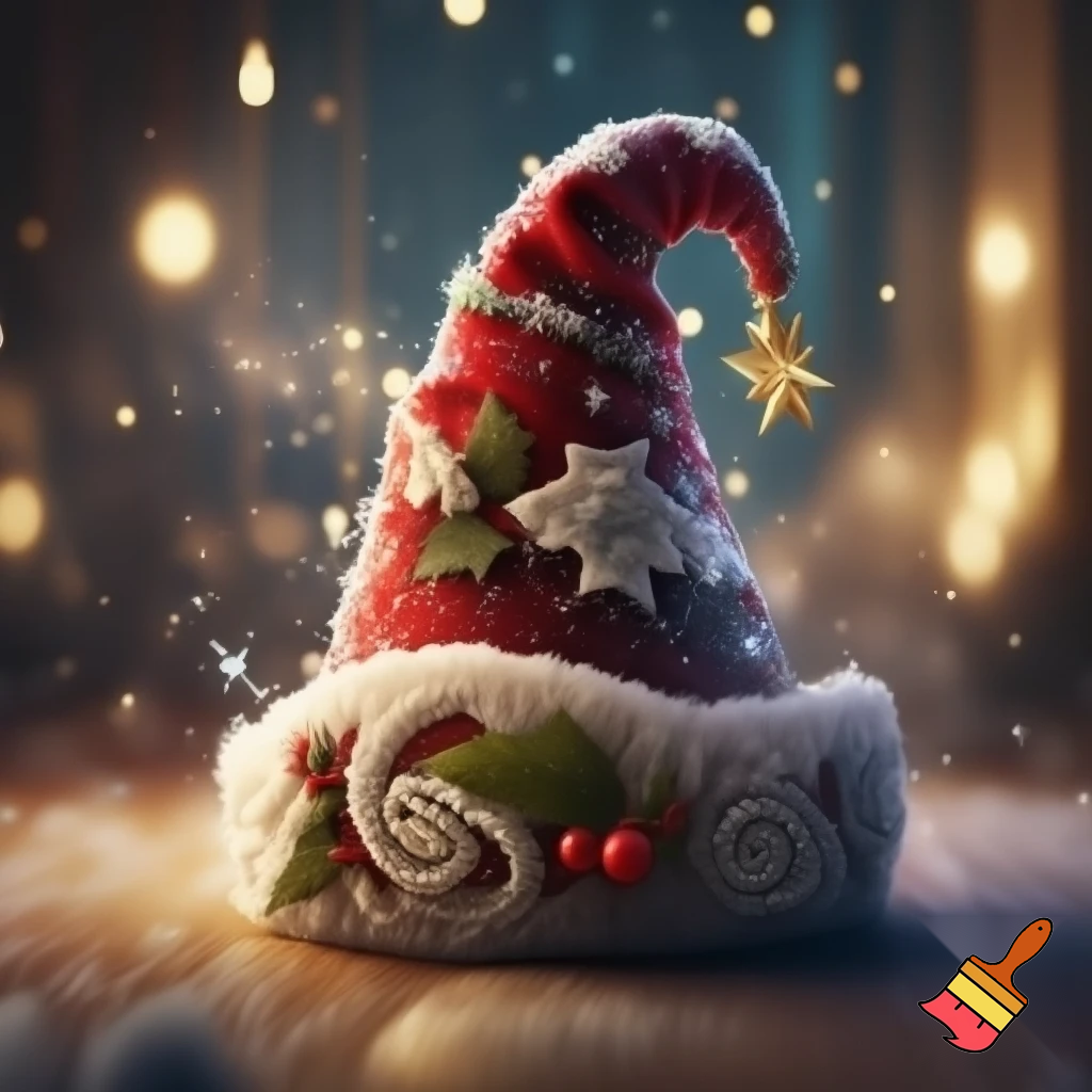 Christmas wizard hat