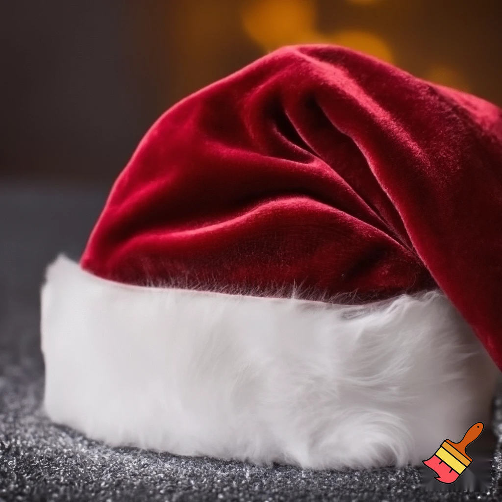 Santa Claus hat velvet Christmas Santa Claus hat