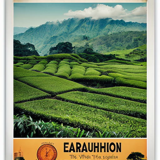 tea plantation poster
