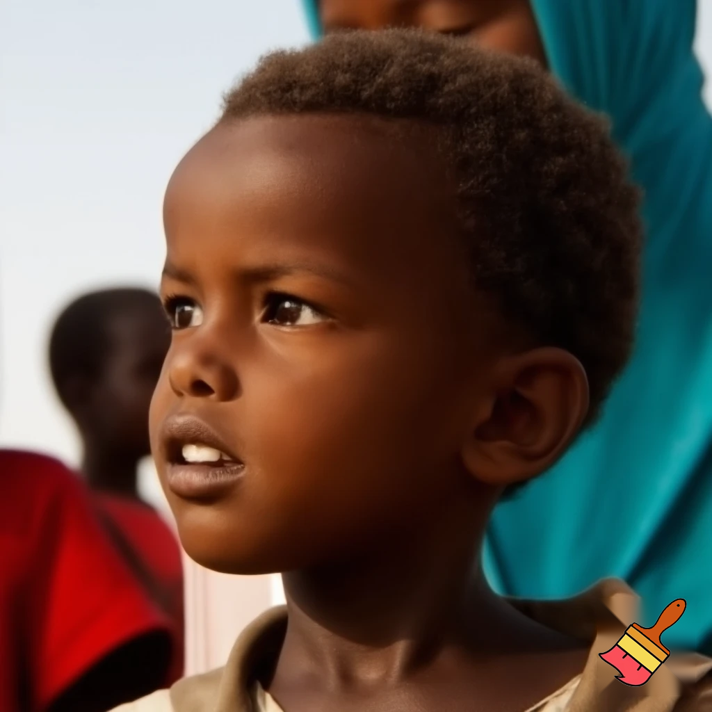 Make a Sudanese kid