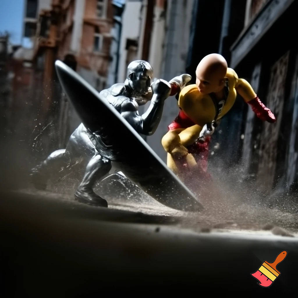 Saitama vs silver surfer