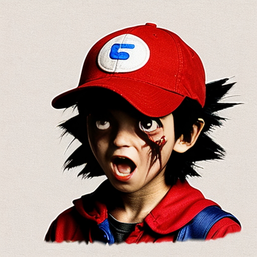 Ash ketchum Scary horror