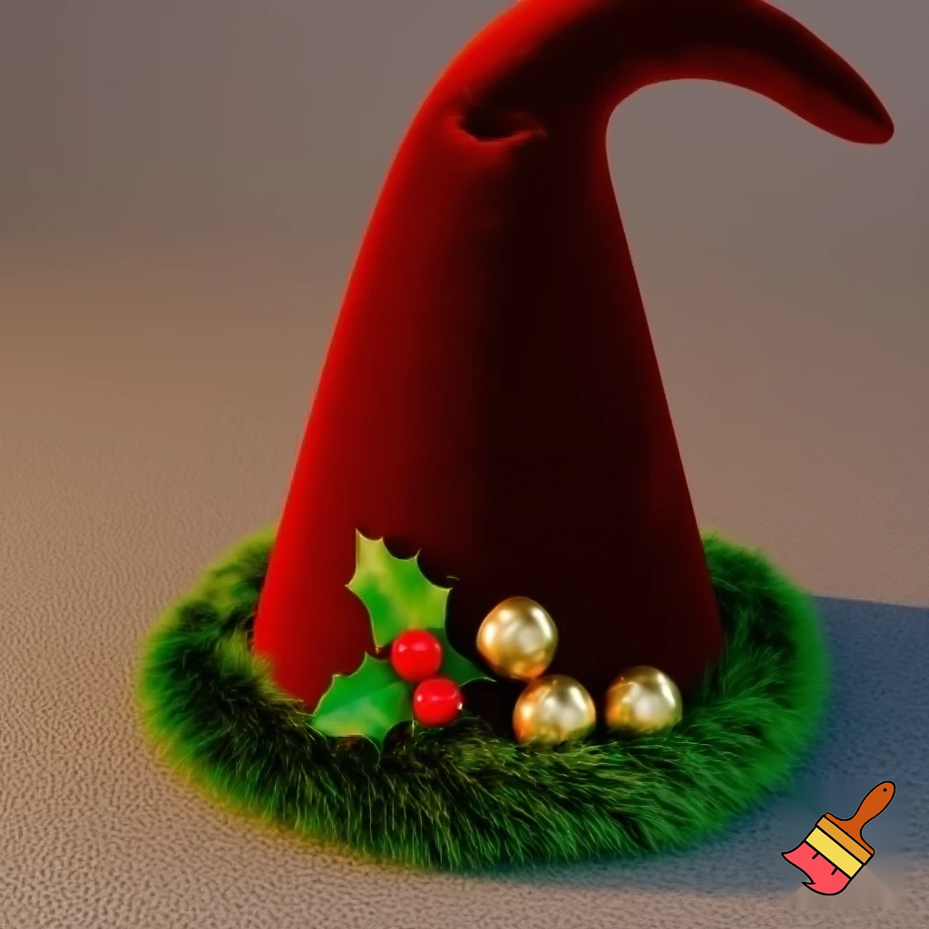 Christmas wizard hat