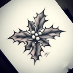 december birth flower tattoo