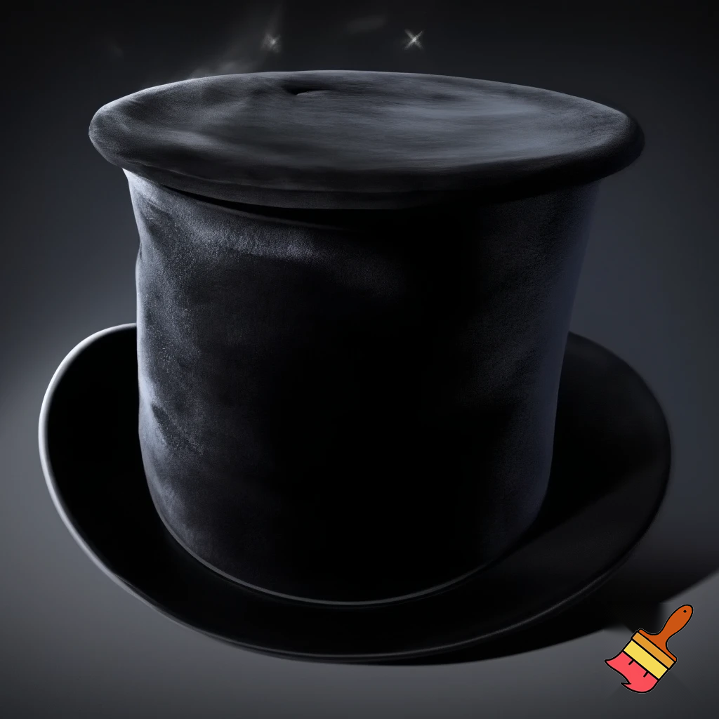 A magic hat velvet black black velvet and fabric