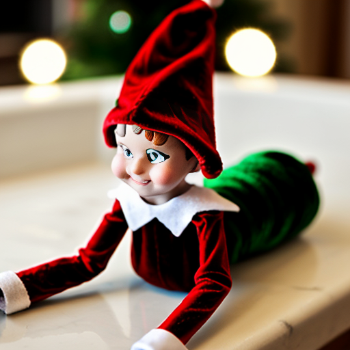 Alvin elf on the shelf Christmas hat Velvet