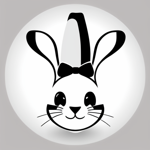 Easter bunny is top hat headband