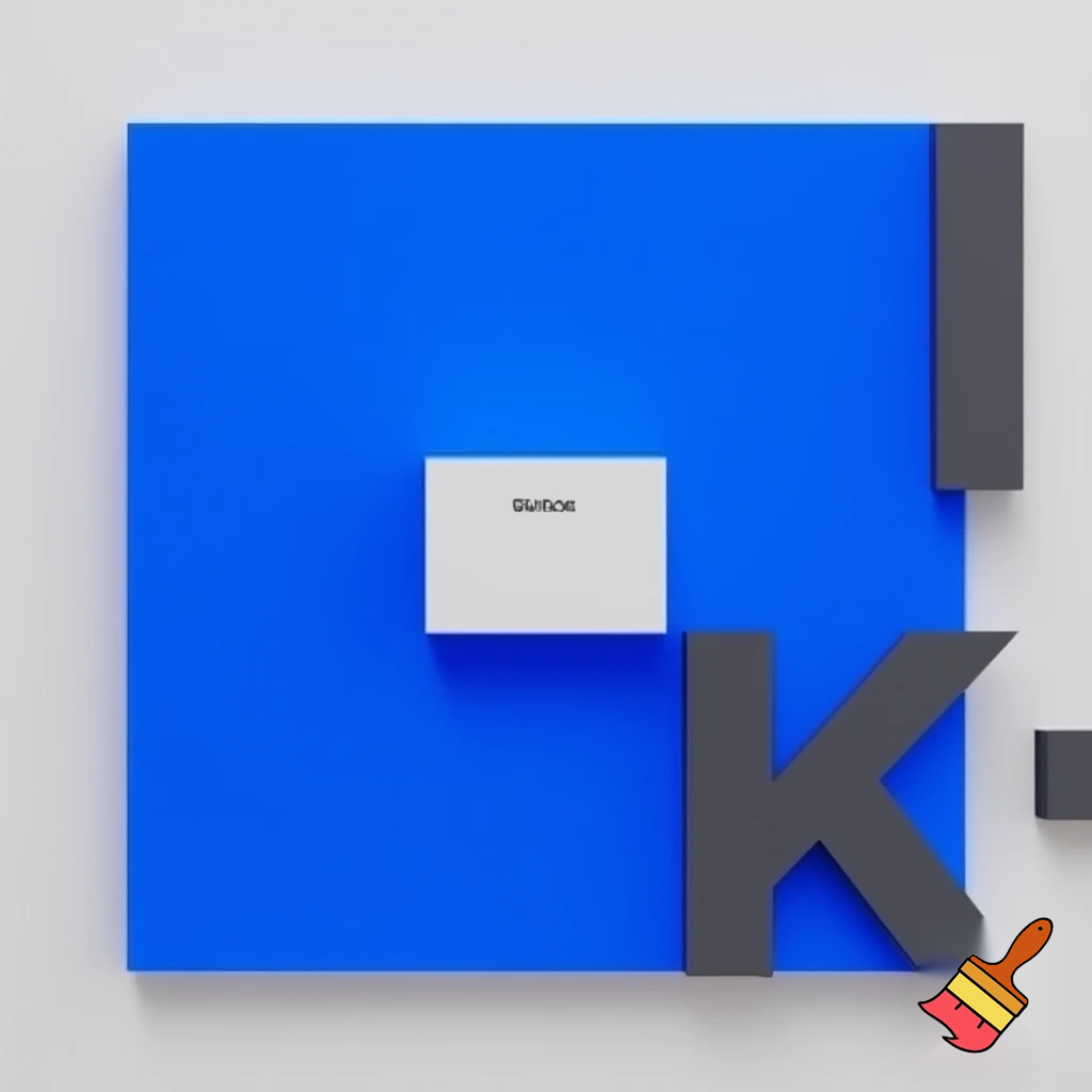 A blue rectangle with the text "rectangle" inside and "_kr" outside 
P.S you have grammar issues, draw it again