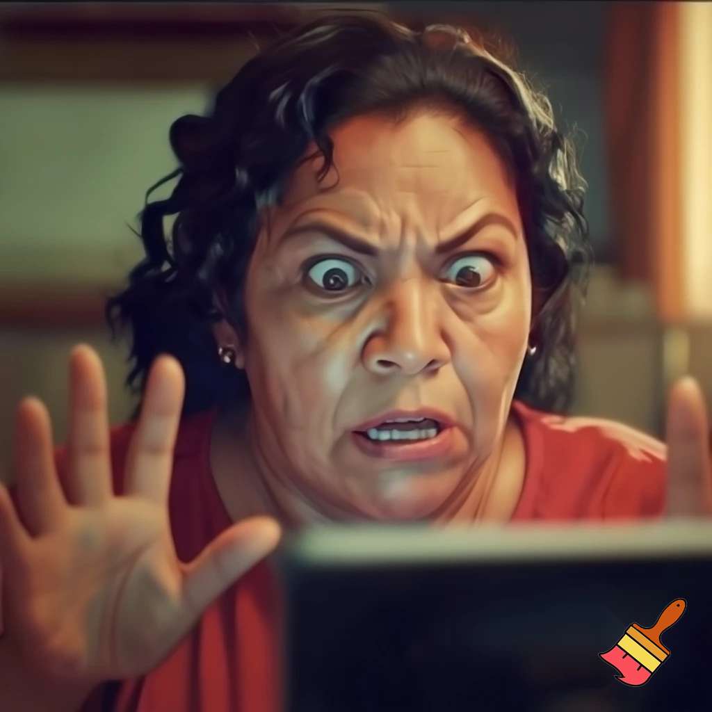 My Latina mom reacts to seeing my web browser history. She see how many MILF sites I look at.