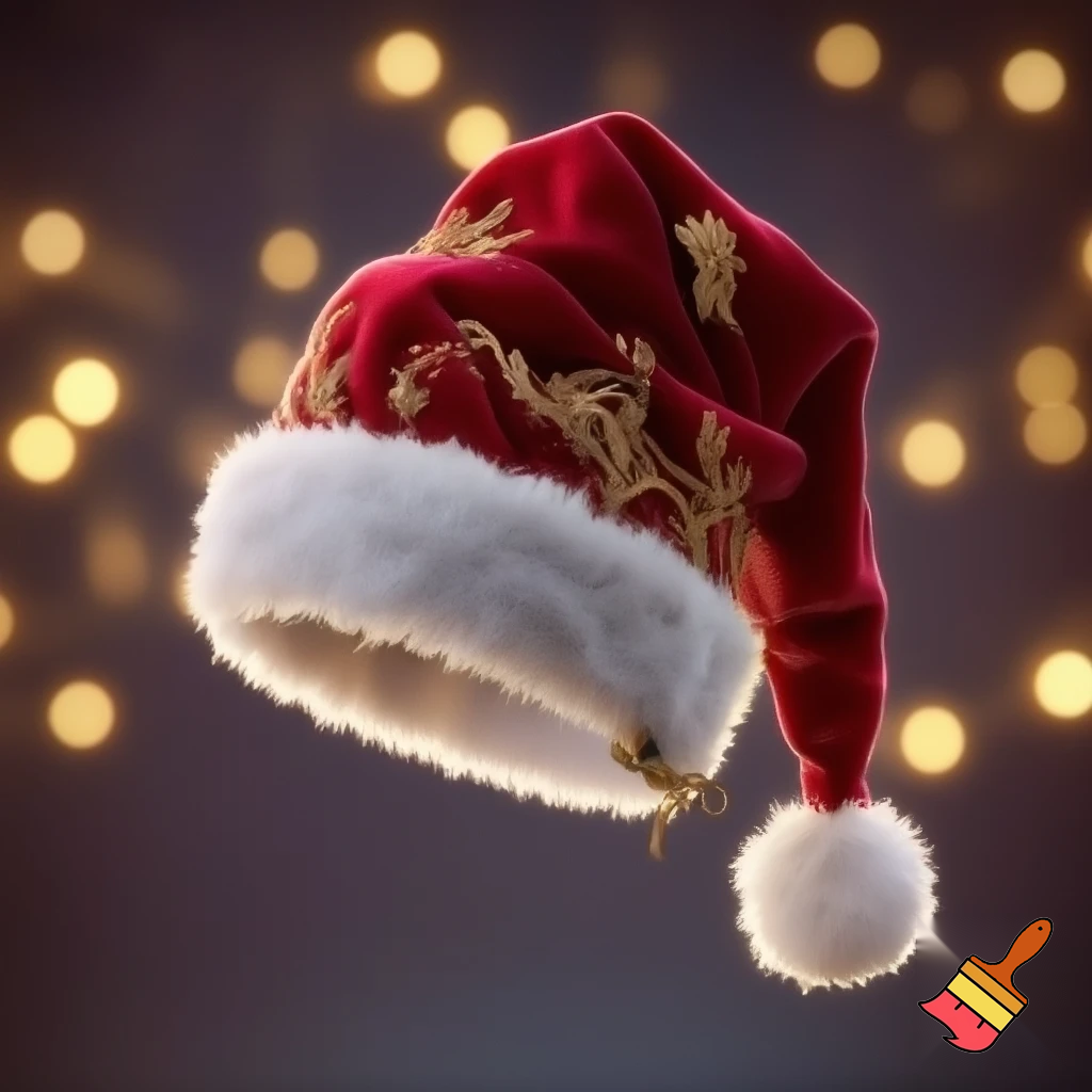 Elf Santa Claus hat velvet Santa Claus elf hat Santa Claus Bendy wires