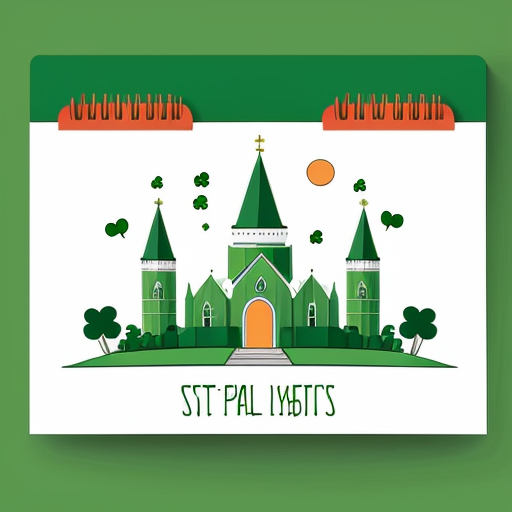 st patrick's day town concept art