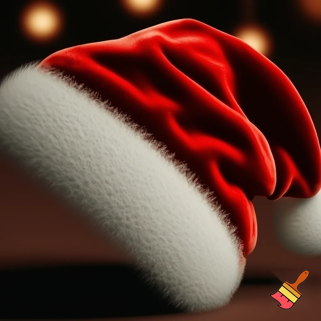 Christmas hat, Santa Claus hat velvet hat offensive hat