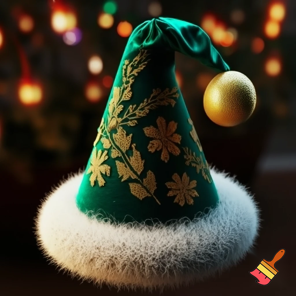 Christmas wizard hat