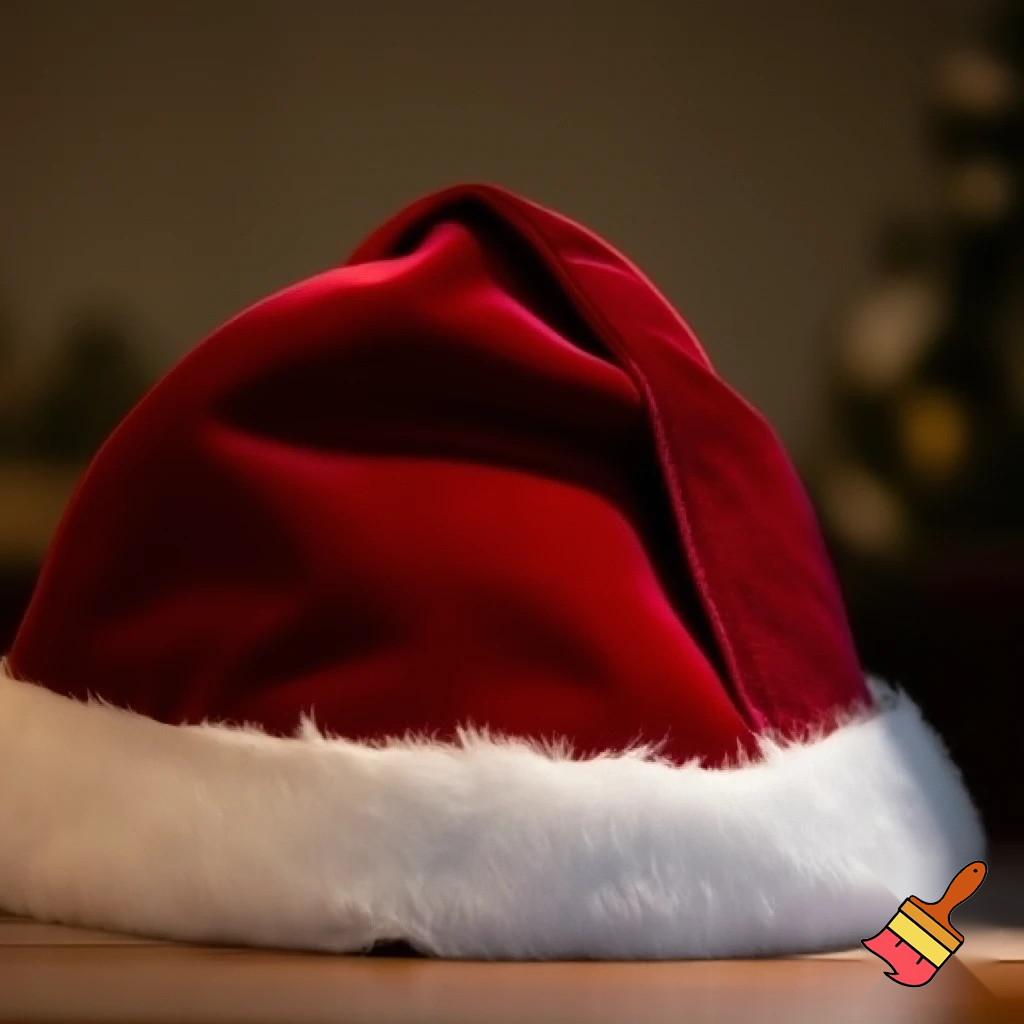 Christmas hat, Santa Claus hat velvet hat offensive hat