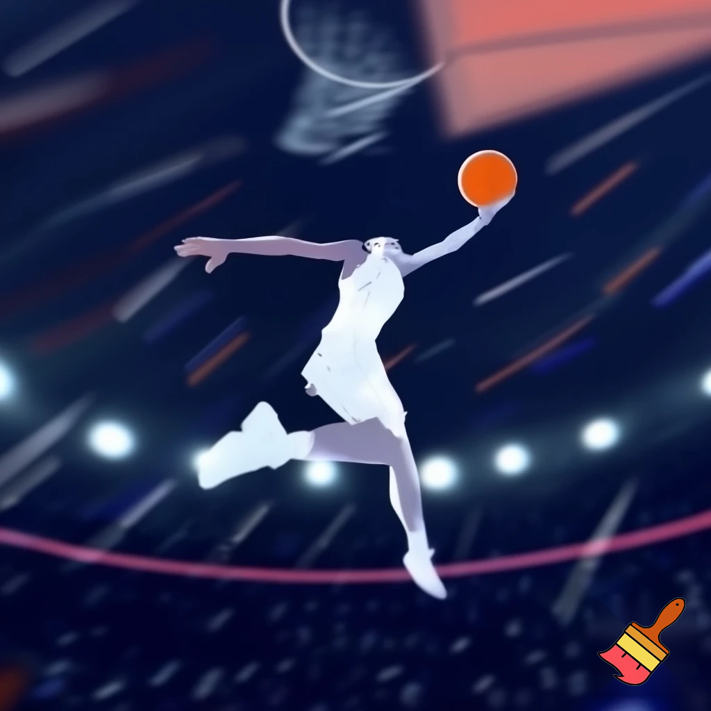 behind white teenage basketball players making a game winning three pointer