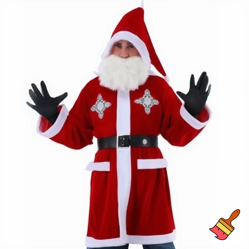A wizard jacket Christmas jacket Santa Claus wizard