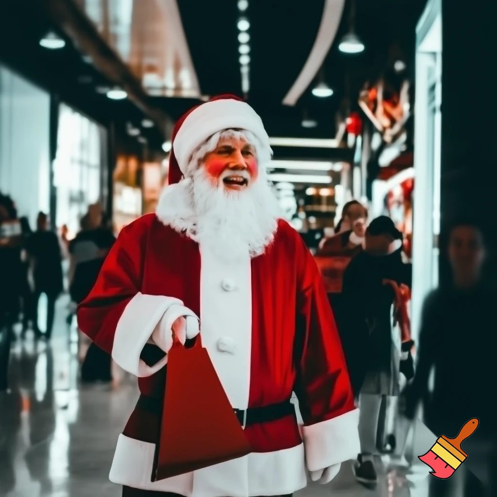 Santa Claus🎅🏻✨🎄🎄 shopping Centre