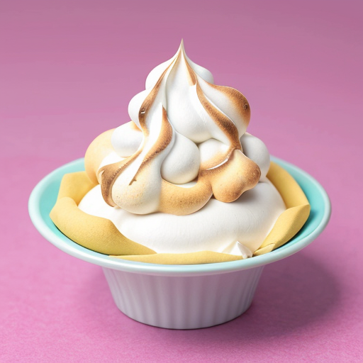 Fold dry ingredients into meringue 