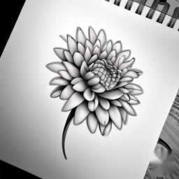 november birth flower tattoo