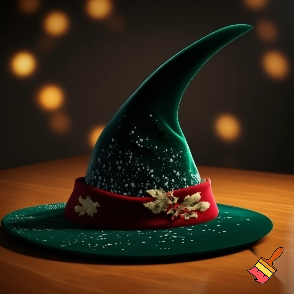 Christmas wizard hat