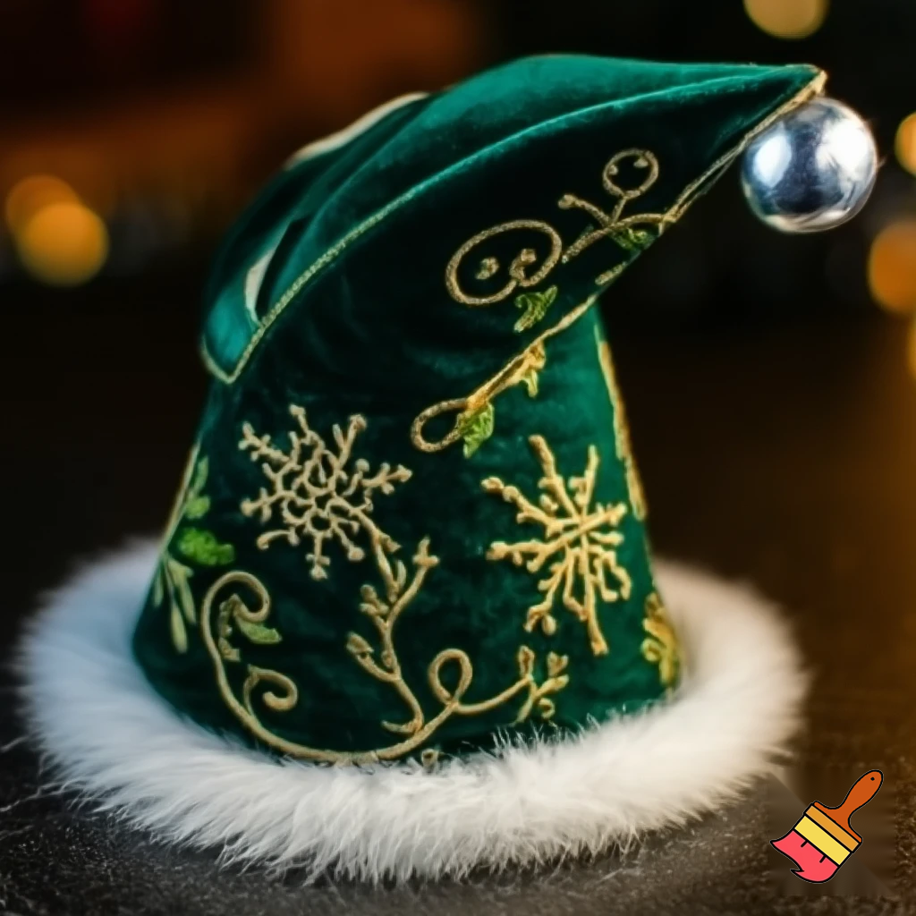 Christmas wizard hat