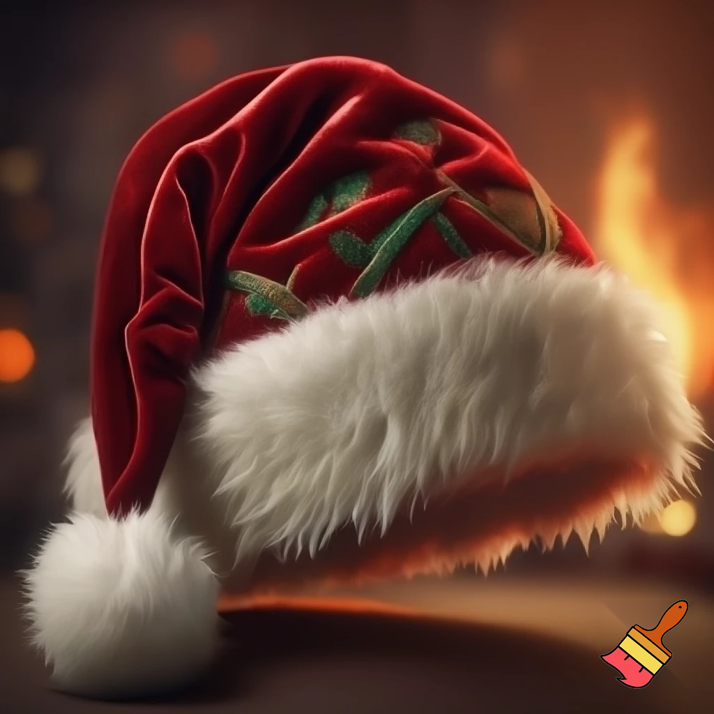 Elf Santa Claus hat velvet Santa Claus elf hat Santa Claus