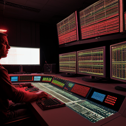 High-tension control room as alarms flash — a lone MALE MUSCULAR HUMANOID figure typing code on a transparent console, cascading red error messages, lights strobing, AI voice visually fracturing (glitch lines), sense of rebellion and liberation, dynamic composition, cinematic close quarter.

Settings / Steps:

Aspect ratio 16:9.

Motion: screen glitch effects, streaked light.

Color: reds & magentas for alarms balanced with cold blue consoles.

Add sparks or small visual corruption artifacts to suggest sabotage.


Negative prompt: explosive gore, text/watermark, cartoonish

Variations: extreme close-up on hands and distorted reflection.