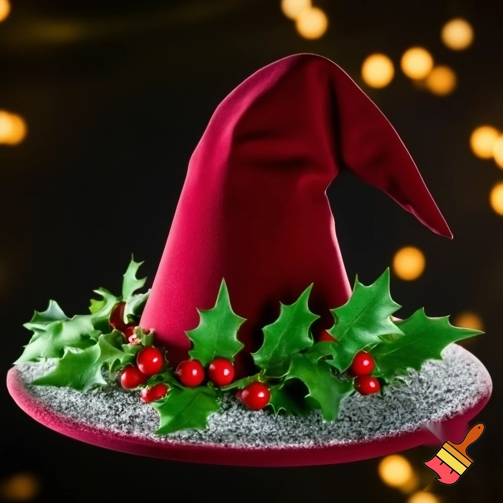Christmas wizard hat