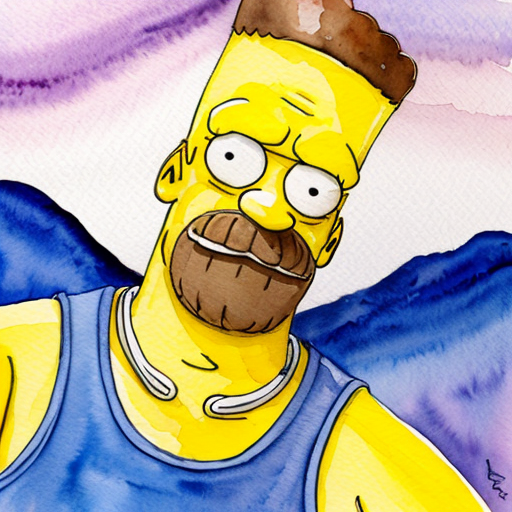 Simpsons Yeezy man

