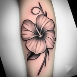 september birth flower tattoo