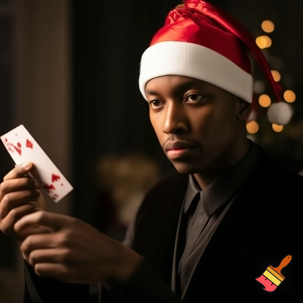 Magicians a real magician Christmas hat